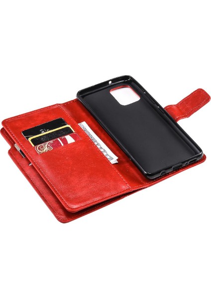 Samsung Galaxy Case 5g Kickstand Cüzdan 9 Kart Yuvaları Pu Deri Kılıf (Yurt Dışından) indirimleri