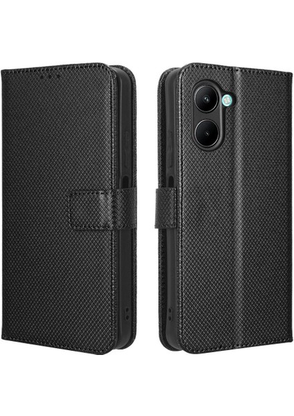 Realme C33 4g Kart Tutucu Kapak Kickstand Manyetik Cüzdan Için Kılıf (Yurt Dışından)