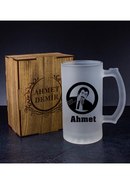 Kişiye Özel Kutusunda Bira Bardağı Hediye Seti 108266