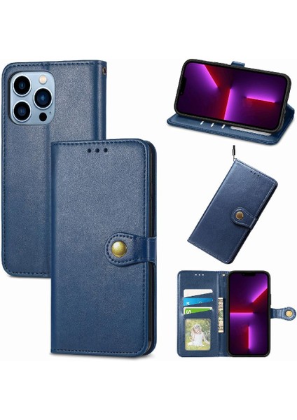 IPhone 13 Için Kılıf Pro Max Cüzdan Fonksiyonu Moda Tasarımı Zarif Flip (Yurt Dışından)