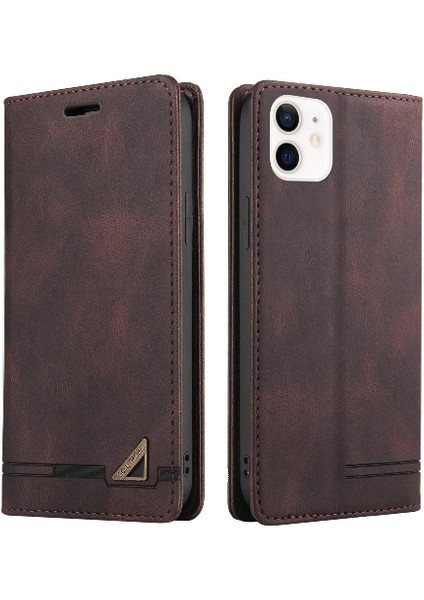 IPhone 12 Için Kılıf Pro Max Kickstand Premium Deri Premium Deri (Yurt Dışından)