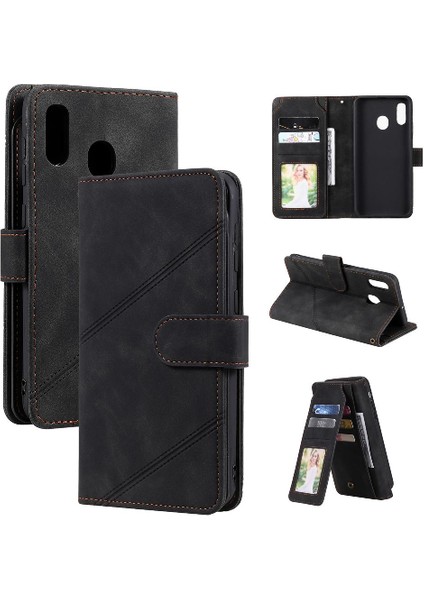Samsung Galaxy A20/A30 Manyetik Bileklik Kart Tutucu Kickstand Için Kılıf (Yurt Dışından)