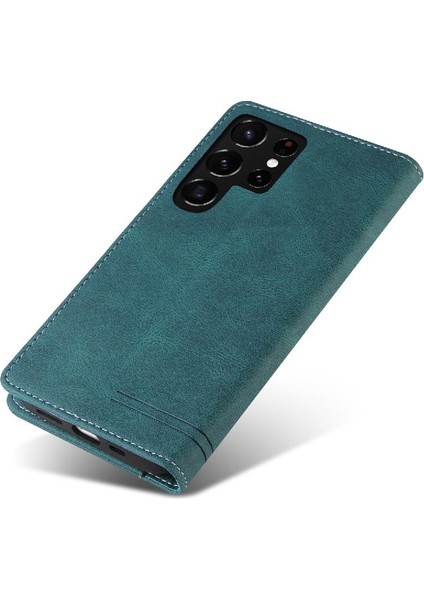 Samsung Galaxy S22 Ultra Premium Deri Kickstand Premium Iki (Yurt Dışından) fırsatları