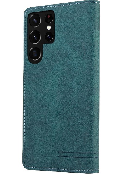 Samsung Galaxy S22 Ultra Premium Deri Kickstand Premium Iki (Yurt Dışından) indirimleri