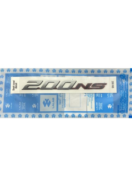 Pulsar NS200 Sele Altı NS200 Yazıları Kırmızı Adet Orjinal