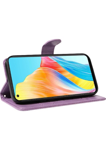 Oppo A78 4g Için Kılıf El Kayışı ile Yüksek Kaliteli Deri Cüzdan Telefon (Yurt Dışından) indirimleri