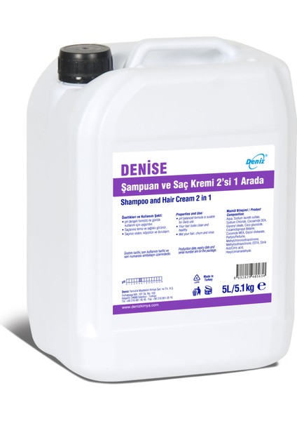 Denise Şampuan ve Saç Kremi 2 Si 1 Arada