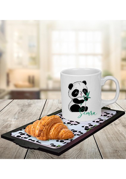 Kişiye Özel Kupa & Sunum Tepsisi & Kruvasan Hediye Seti 111898