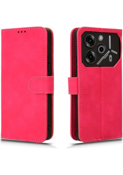 Tecno Pova 6 Pro 5g Kart Ekleme Deri Folio Flip Case Için Kılıf (Yurt Dışından)