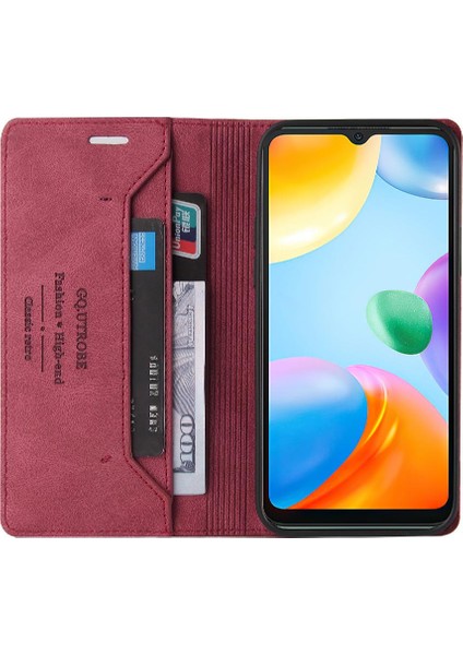 Xiaomi Redmi 10C Premium Deri Iki Kart Yuvaları Premium Deri (Yurt Dışından)