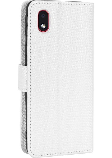Samsung Galaxy A01 Çekirdek Kickstand Kapak Kart Tutucu Manyetik (Yurt Dışından) modelleri