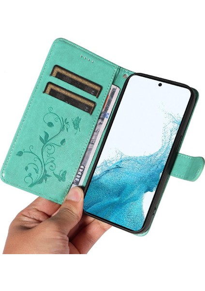 Samsung Galaxy S22 Artı Kabartmalı Kelebek ve Kart Yuvası Yüksek (Yurt Dışından) indirimleri