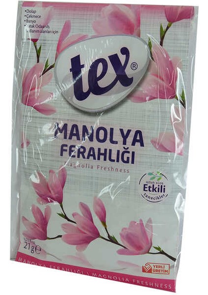 TSM Store CLZ214 Dolap Çekmece Banyo Oda Kokusu Manolya Ferahlığı Askılı 21 gr 1 Paket