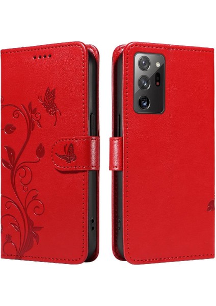 Samsung Galaxy Not 20 Için Kılıf El Kayışı ve Kart Yuvası Telefon ile Ultra (Yurt Dışından)