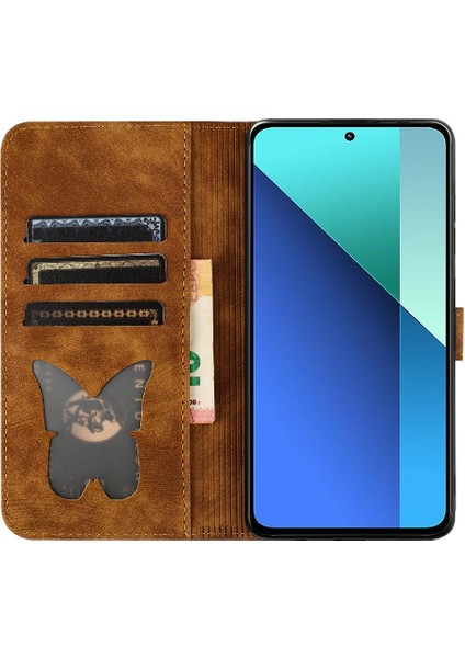 Xiaomi Redmi Için Not 13 Pro 4g Flip Folio Cüzdan Kılıf Kart Cep (Yurt Dışından)