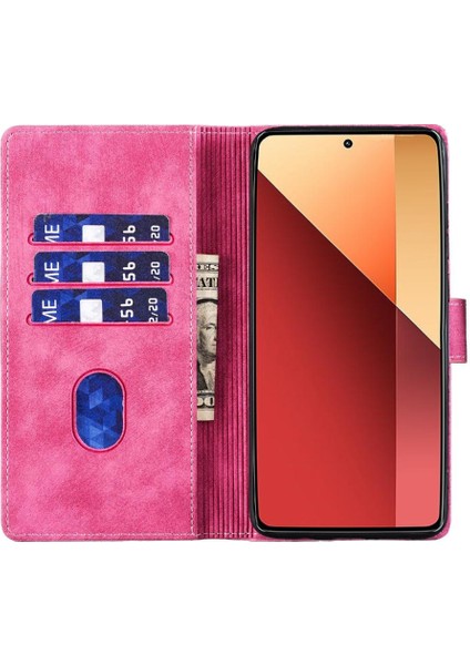 Xiaomi Redmi Için Not 13 Pro 4g Cüzdan Kılıf Kart Cep Tutucu Kedi (Yurt Dışından)