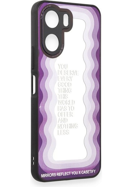 Vivo Y16 Kılıf Mirror Desenli Kapak