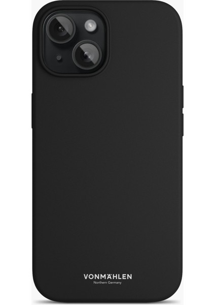 iPhone 15 Plus Için Manyetik Silikon Kılıf - Siyah