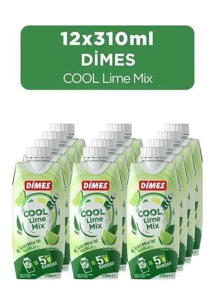 Cool Lime Özü 310 ml x 12 Adet