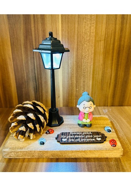 Anneler Günü Dekoratif Rengarenk LED Işıklı Sarı ve Beyaz Gece Lambası indirimleri