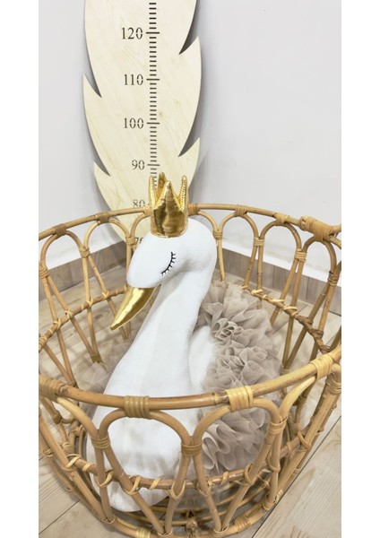 Kuğu Tüllü Yastık