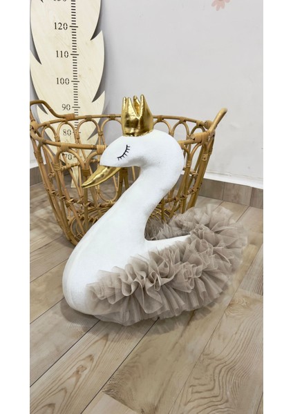 Kuğu Tüllü Yastık