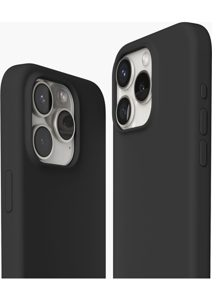 iPhone 15 Pro Için Manyetik Silikon Kılıf - Siyah fiyatları