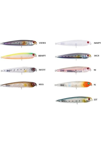 Seabass Bullet 95 9.5cm 11G Popper Maket Balık RENK:90YS