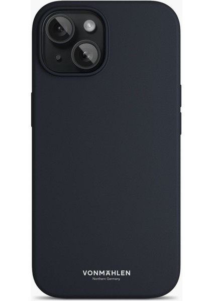 iPhone 15 Plus Için Manyetik Silikon Kılıf - Lacivert