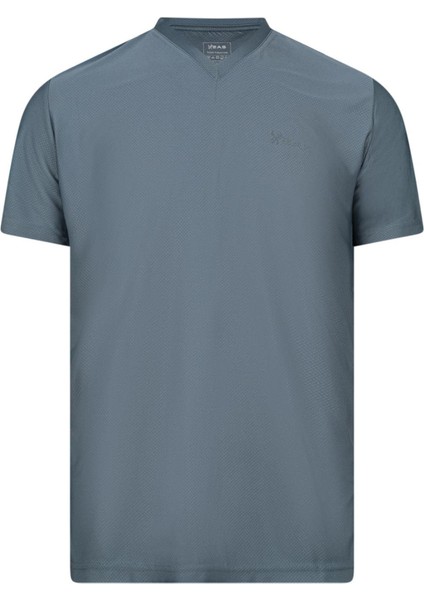Elba V Yaka Antrasit T-Shirt