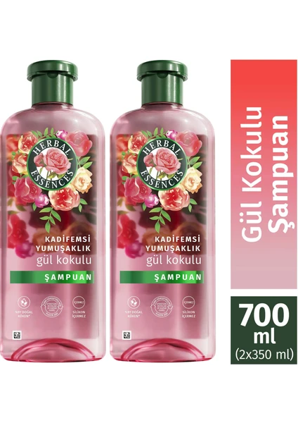 Herbal Essences Herbal Es Kadifemsi Yumuşaklık Gül Kokulu ŞAMP350ML X2