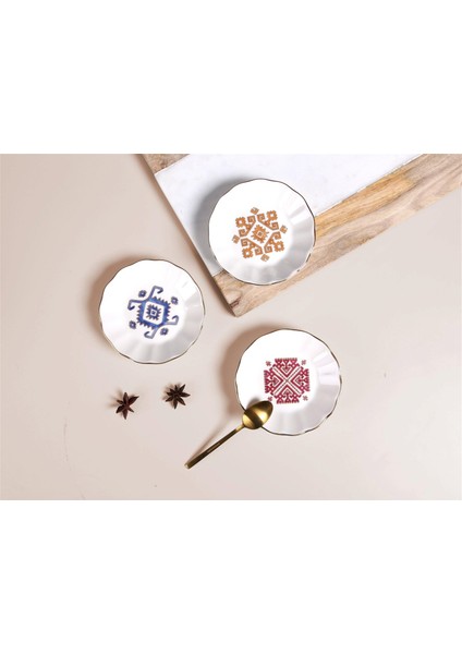 Arabesque 6lı Çay Tabağı 11CM