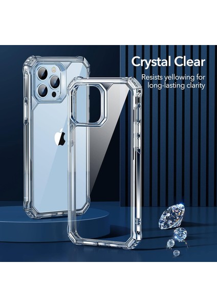 Esr iPhone 13 Pro Air Armor 360 Tam Korumalı Kılıf ve Temperli Koruyucu - Clear