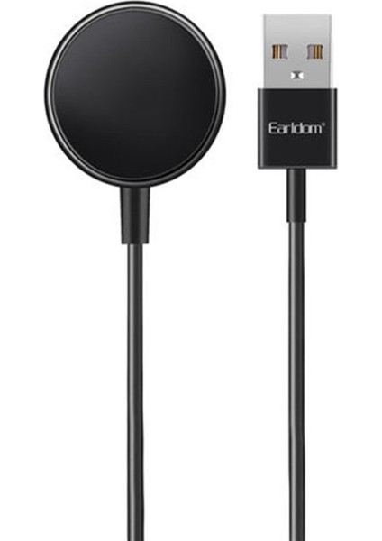 Online Butik Earldom WC23 Kablosuz Manyetik Akıllı Saat Şarjı Galaxy Watch 3/4/active 1/active 2