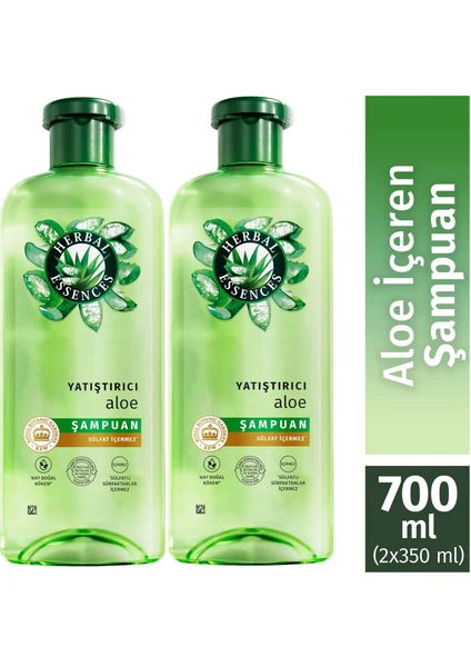 Herbal Essences Yatıştırıcı Aloe Içeren Şampuan 350 ml X2