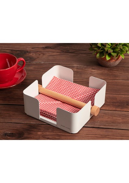 Decipula Beyaz Peçetelik 18 cm