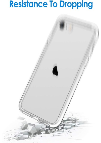 Esr iPhone Se 3 Ice Shield Temperli Köşeli Şeffaf Kılıf - Clear