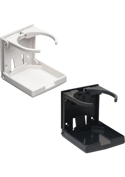 Katlanır Bardaklık 1 Adet Beyaz 1 Adet Siyah Takım Bardak Tutucu