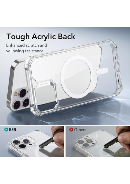 Esr iPhone 14 Pro Air Armor Halolock Manyetikli Şeffaf Kılıf - Clear