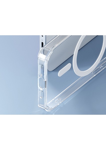 Esr iPhone 14 Pro Max Krystec Clear Halolock Temperli Şeffaf Kılıf - Clear