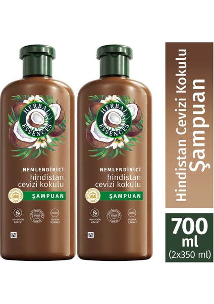 Herbal Essences Herbal Es Nem Hin Cevizi Kokulu Şampuan 350 ml X2