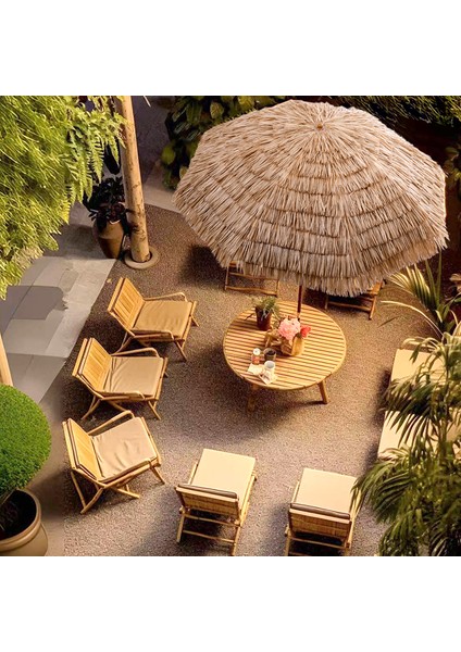 Store Bahçe/plaj Şemsiyesi - Sarı (Yurt Dışından)