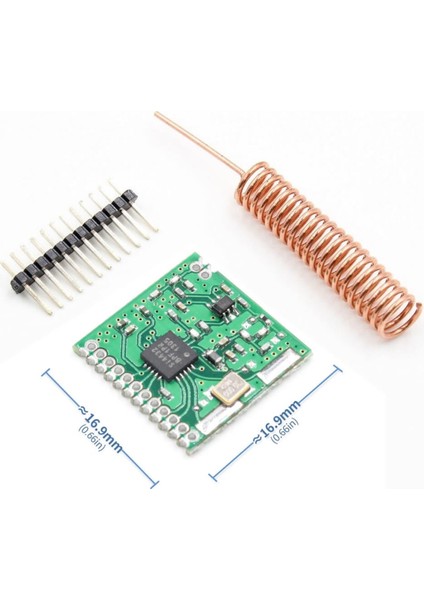 SI4432 433MHZ Rf Kablosuz Haberleşme Modülü Transceiver