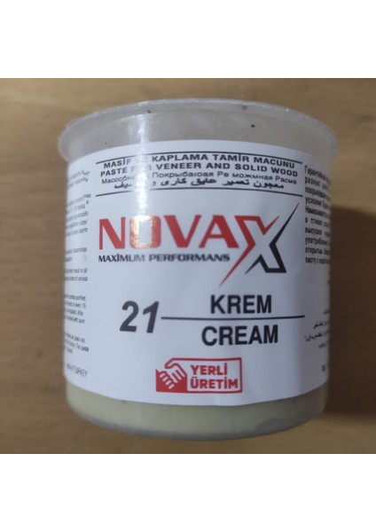 Krem Renk Cream Ahşap Tamir Macunu 200 Gram 1 Adet Yerli Üretim