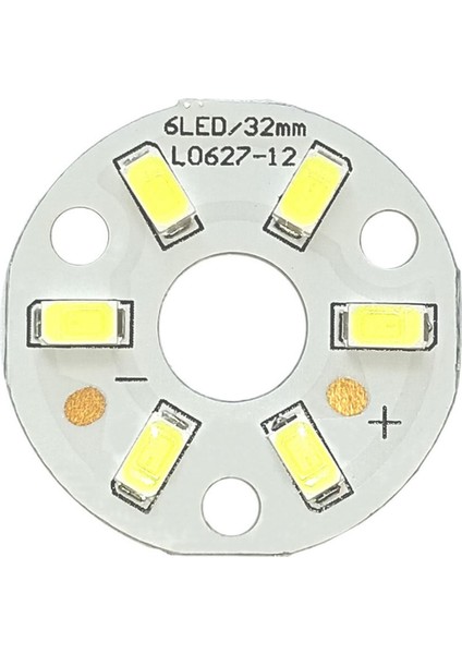 5730 12V 3W 32MM Beyaz LED Modül Aluminyum Pcb 6 LED Lamba Aydınlatma Işık