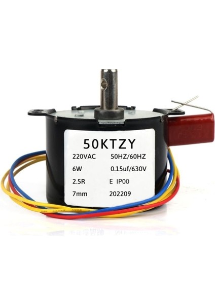 50KTYZ 2.5rpm Ac Motor Kuluçka Viyol Çevirme 220V Senkron Metal Dişli