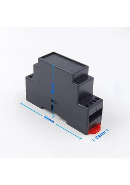 Ray Tip Siyah Plastik Kutu 24 x 59 x 88MM Elektronik Devre Proje Prototip Sigorta Röle Otomasyon