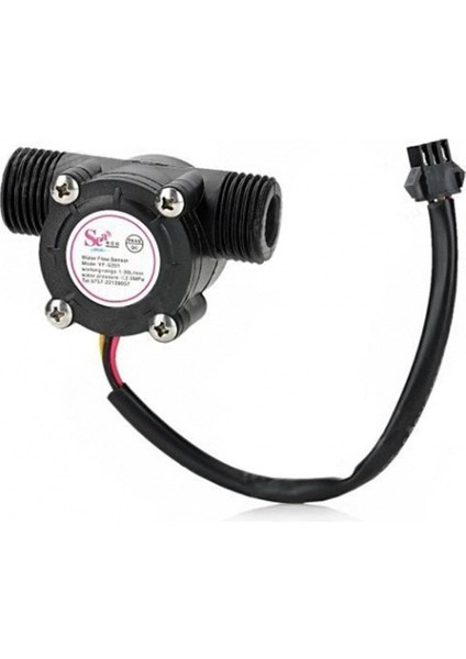 YF-S201 Su Akış Sensörü Sıvı Akım Sensörü 1-30L/DK 2.0mpa Su Sayacı Akış Ölçer Kalorimetre