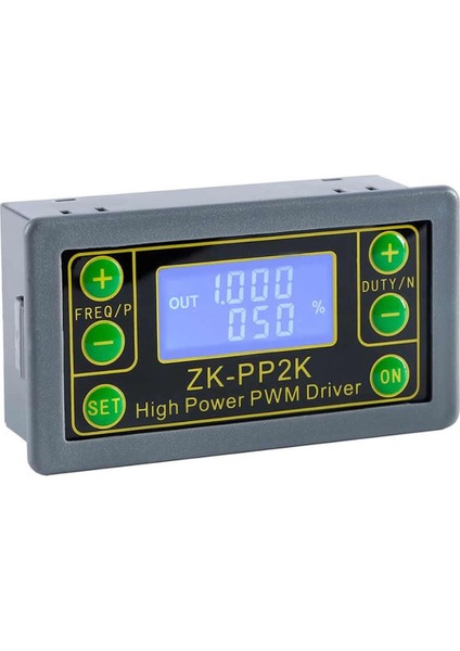 Panel Kutulu ZK-PP2K Kare Dalga Sinyal Jeneratörü Çift Modlu 1 Kanal 1hz-150khz Pwm Pulse Fre.