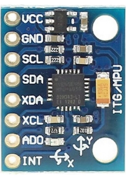 MPU-6050 6 Eksen Imu Sensör Modülü Ivme Ölçer Y-521 Gyro Accelometer